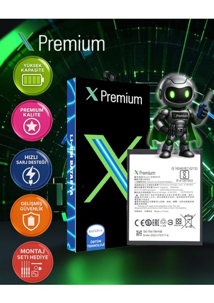 Xpremium Xiaomi Mi 9t Uyumlu Batarya Pil Süper Yüksek Kalite 4000 Mah BP41