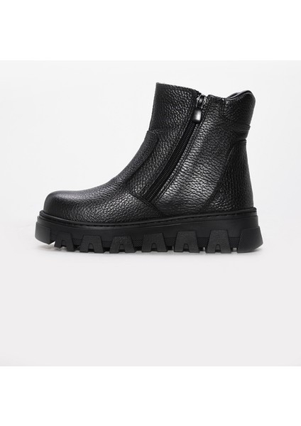 Hakiki Deri Kürklü Unisex Klasik Bot 770KXA107