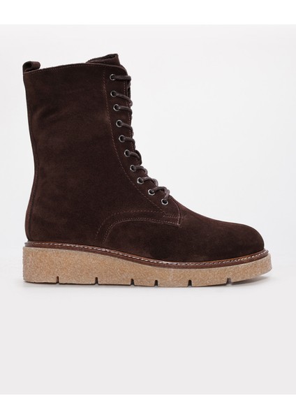 Hakiki Deri Kürklü Kadın Klasik Bot 657KZA2504 indirimleri