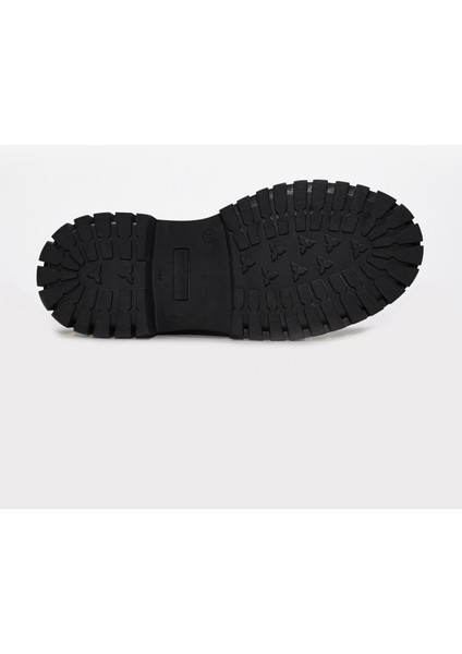 Hakiki Deri Kürklü Kadın Klasik Bot 257KZA627