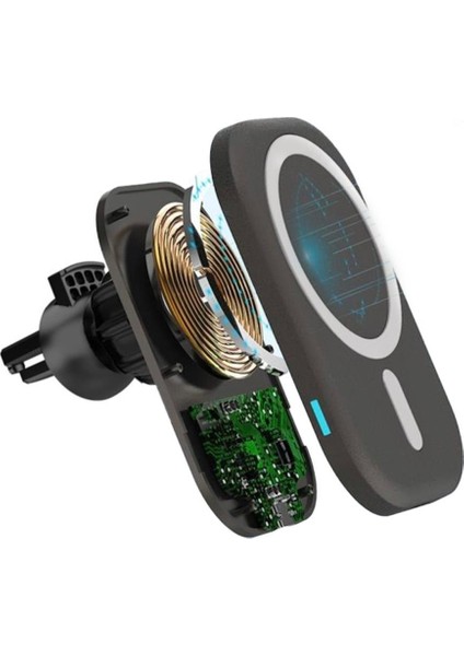 15W iPhone 12 13 14 Pro Max Mini Magsafe Kablosuz Araç Şarj Aleti modelleri
