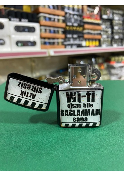 Bağlanmam Sana Yazılı Benzinli Çakmak fiyatları