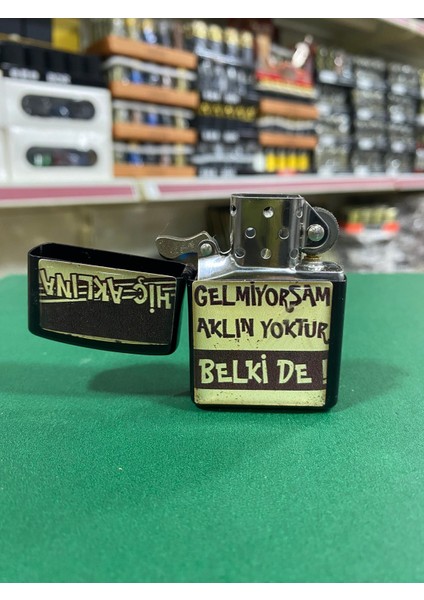 Aklın Yoktur Belki De Yazılı Benzinli Çakmak fiyatları