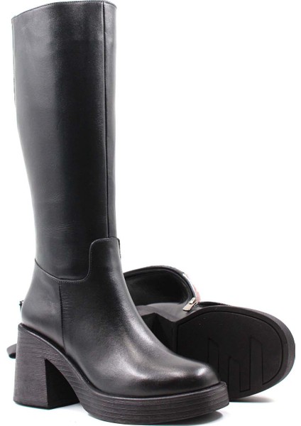 Deri Kürklü Kadın Klasik Çizme 217YZA660-03