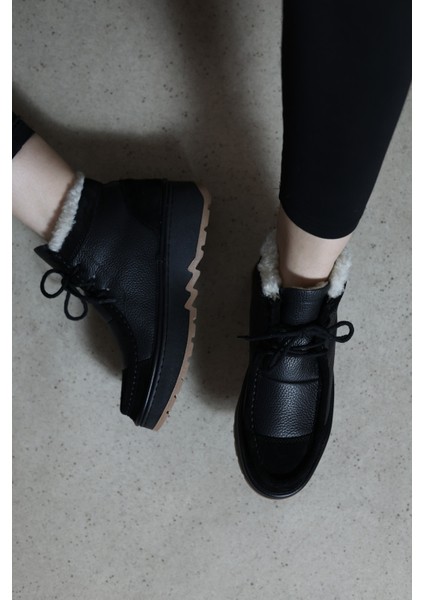 Hakiki Deri Kadın Klasik Bot 409SZA3152