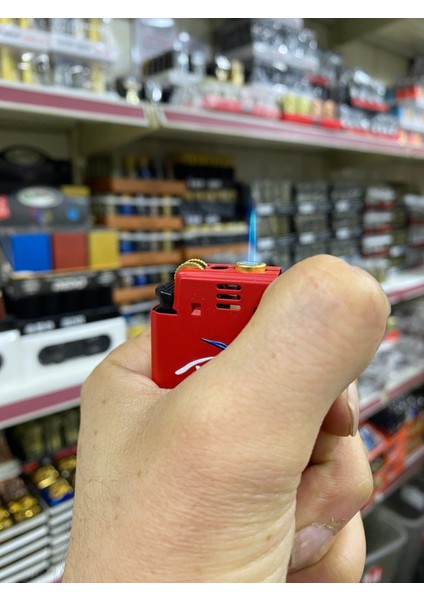 Mat Kırmızı Türk Bayraklı Çift Sistem Jet Çakmak fiyatları