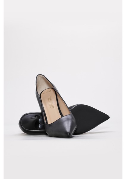 Hakiki Deri Kadın Ince Topuk Ayakkabı 215ZA2588