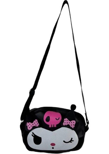 Kuromi Baskılı TaçlI Çantalı Kız Elbise 3/10 Yaş