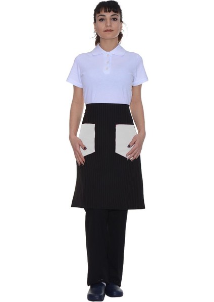 Belden Önlük Renkli Cepli