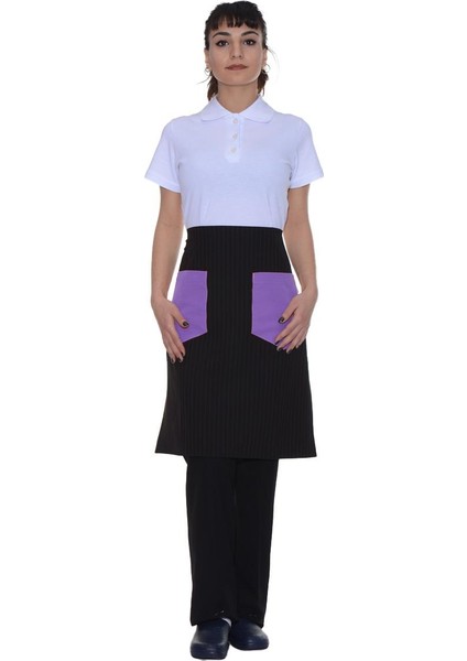 Belden Önlük Renkli Cepli