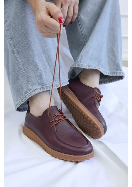 Hakiki Deri Kadın Casual Ayakkabı 583ZA2610