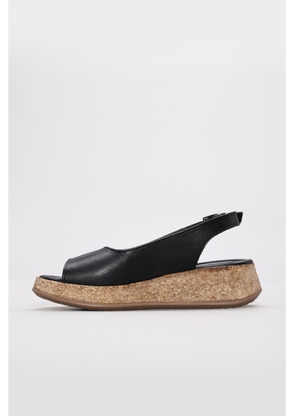 Deri Kadın Dolgu Topuk Ayakkabı 227ZA15319