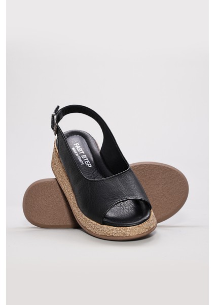 Deri Kadın Dolgu Topuk Ayakkabı 227ZA15319