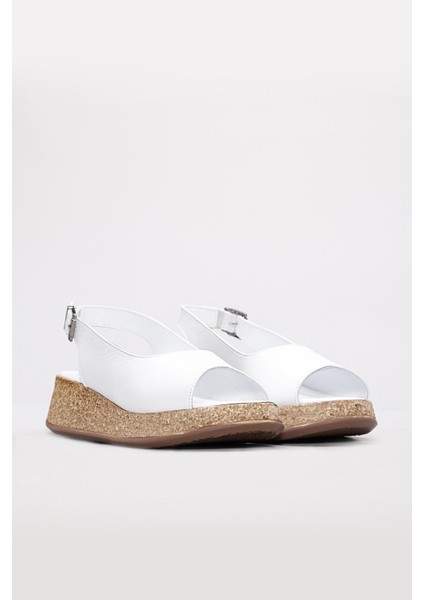 Deri Kadın Dolgu Topuk Ayakkabı 227ZA15319