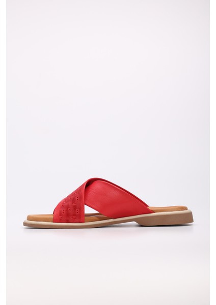 Deri Kadın Düz Terlik 972ZA1201