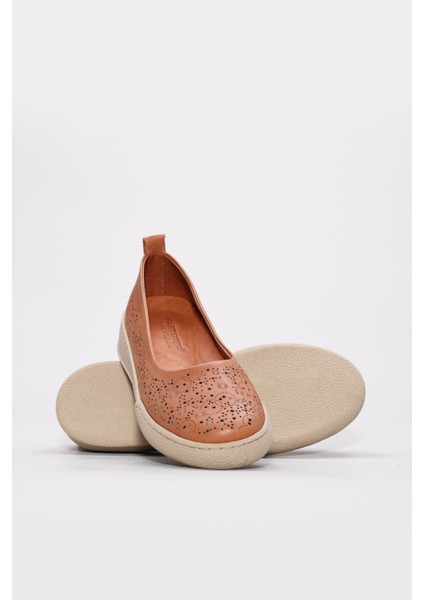 Deri Kadın Babet Ayakkabı 657ZA3331