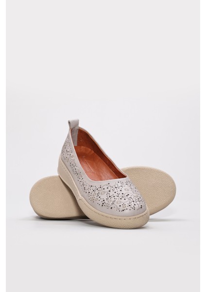 Deri Kadın Babet Ayakkabı 657ZA3331