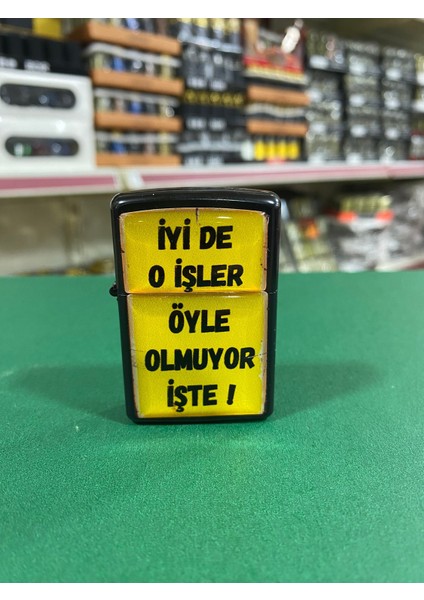 Öyle Olmuyor Yazılı Benzinli Çakmak