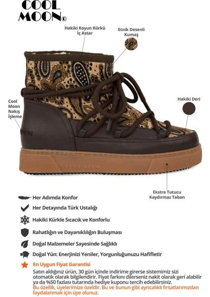 Içi Hakiki Kürk Kadın Bot 355111 fiyatları