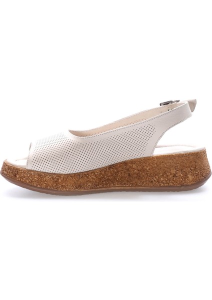 Deri Kadın Dolgu Topuk Ayakkabı 227ZA15319-1