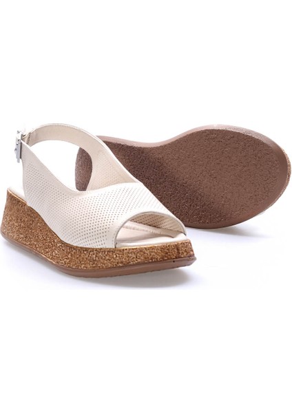 Deri Kadın Dolgu Topuk Ayakkabı 227ZA15319-1