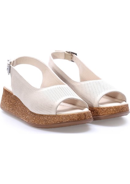 Deri Kadın Dolgu Topuk Ayakkabı 227ZA15319-1