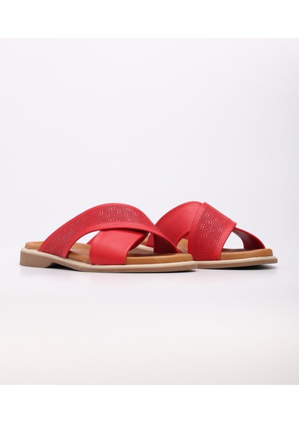 Deri Kadın Düz Terlik 972ZA1201