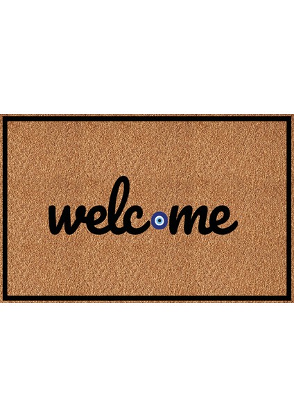 Dekoratif , Eğlenceli Dijital Baskı Kapı Önü Paspası - Paspas