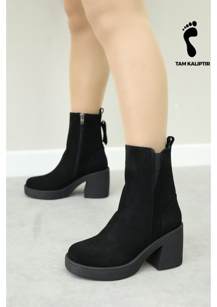 Deri Kadın Klasik Bot 217SZA0657-03