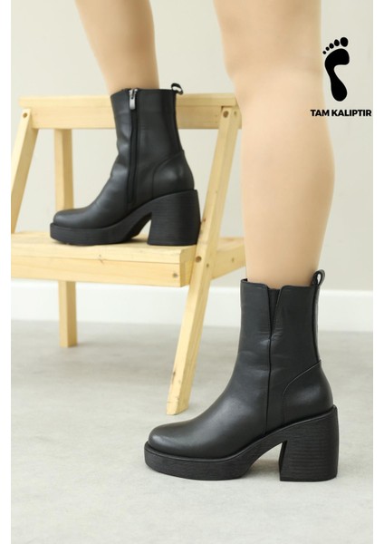 Deri Kadın Klasik Bot 217SZA0657-03 indirimleri
