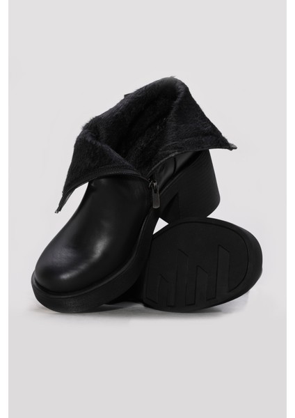 Deri Kadın Klasik Bot 217SZA0657-03