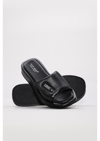 Deri Kadın Düz Terlik 710ZA247