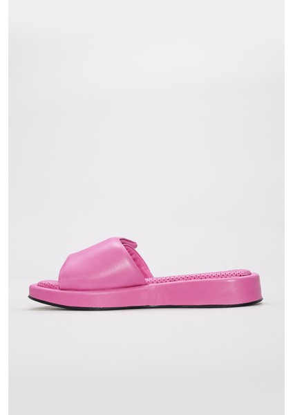 Deri Kadın Düz Terlik 710ZA247