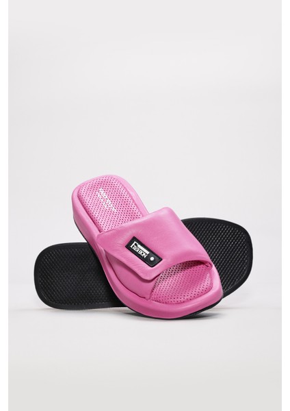 Deri Kadın Düz Terlik 710ZA247