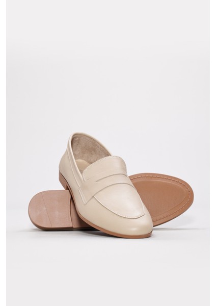 Deri Kadın Babet Ayakkabı 419ZAE-15LP