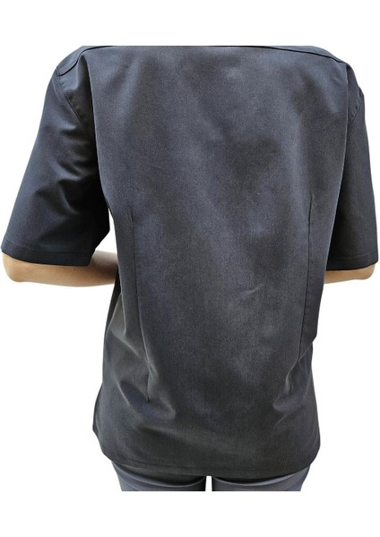 Aşçı Ceket Kısa Kol Likralı