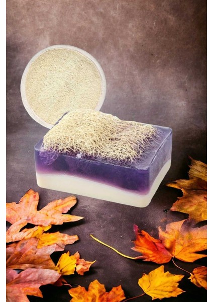 2li Doğal Set Kabak Lifli Keçi Sütü Lavanta Sabun Peeling Bakım Sıkılaştırma Akne Temizleme Yüz Pedi indirimleri