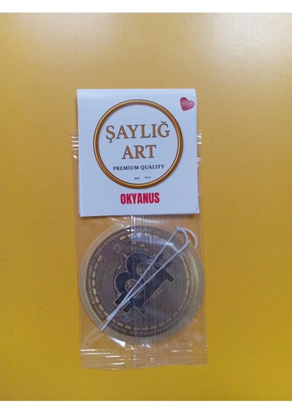 Bitcoin Tasarımlı Oto Ayna Kokusu – Okyanus Ferahlığı | Araba Içi Dekoratif Araç Kokusu modelleri