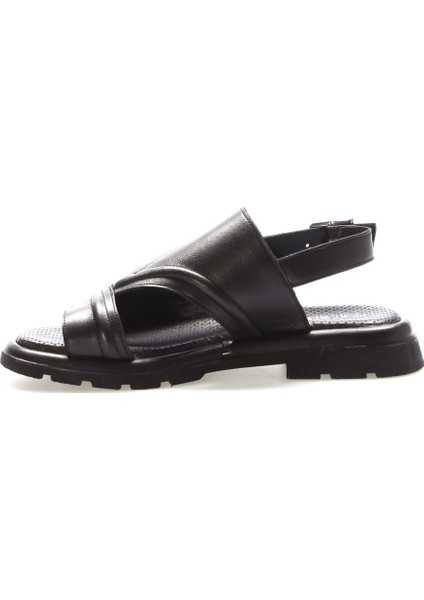 Deri Kadın Düz Terlik 710ZA972