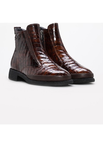 Hakiki Deri Kadın Klasik Bot 217SZA668-254