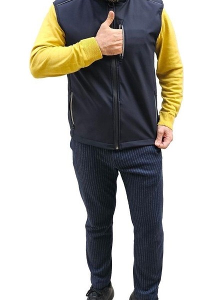 Işçi Softshell Reflektör Biyeli Outdoor Yelek