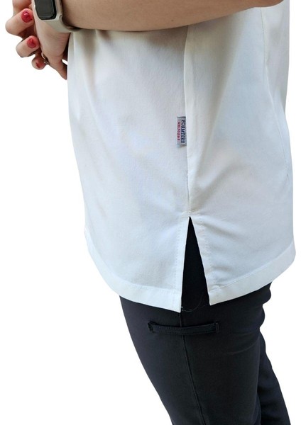 Aşçı Ceket Kısa Kol Likralı