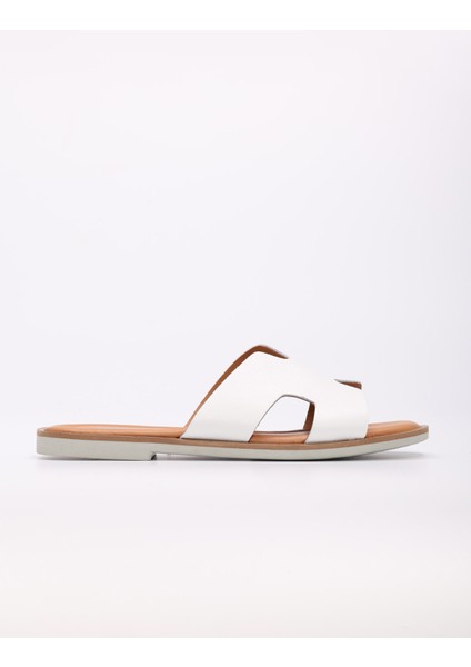 Deri Kadın Düz Terlik 227ZA16408 indirimleri