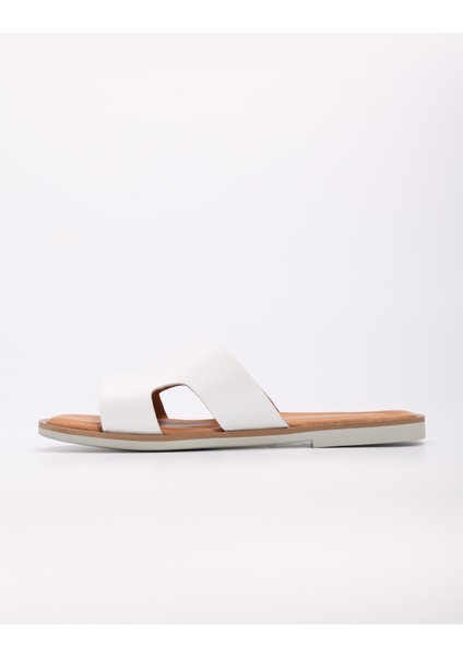 Deri Kadın Düz Terlik 227ZA16408