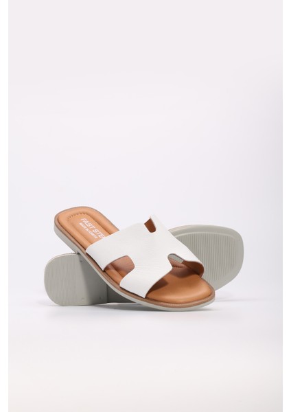 Deri Kadın Düz Terlik 227ZA16408