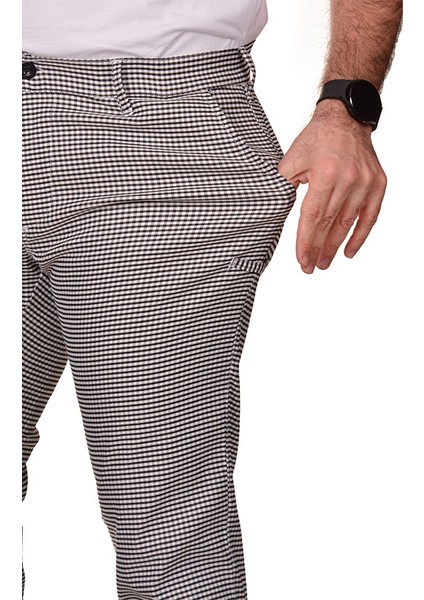 Likralı Aşçı Pantolon 3x-Large