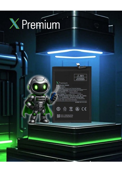 Xpremium Poco M3 Uyumlu Batarya Pil Süper Yüksek Kalite 6000 Mah BN62 modelleri