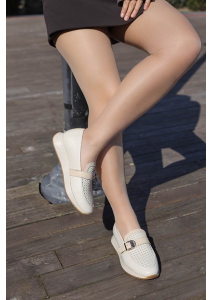 Hakiki Deri Kadın Casual Ayakkabı 356ZA559DUZ