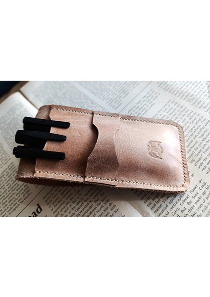 Crazy Gerçek Deri Özel Kalemleriniz Için Kalemlik ( 3*4 Kalem Için ) 28 cm \ 8 cm Büyük Boy NLU19 fırsatları