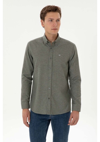 THANY025K Haki Erkek Gömlek 2332993
